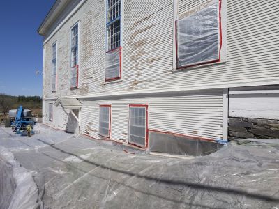 Sidewalk Graffiti Removal detail